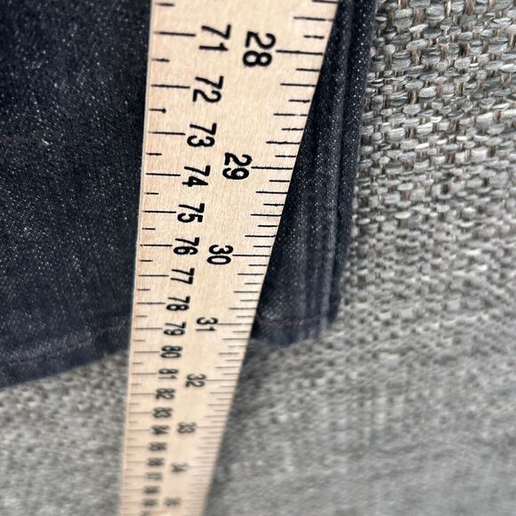 Volcom Jeans Mens 38 Black Vorta Slim Straight Medium Wash Classic Preppy - Picture 5 of 13